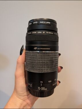 Canon 75-300mm Telephoto Zoom Lens - Black
